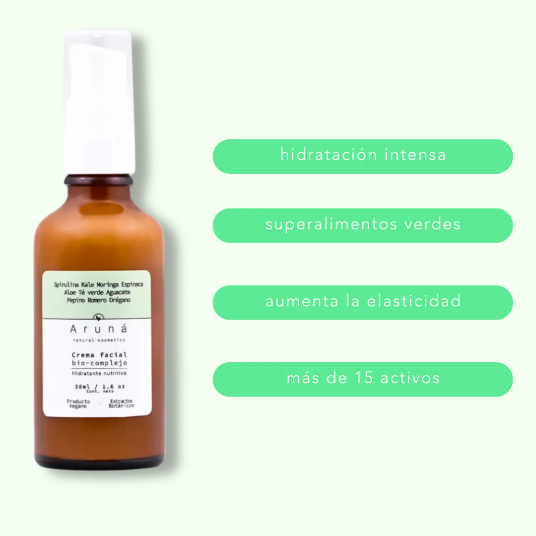 Crema Facial Bio-Complejo Hidratante Nutritiva - Aruná - Image 6