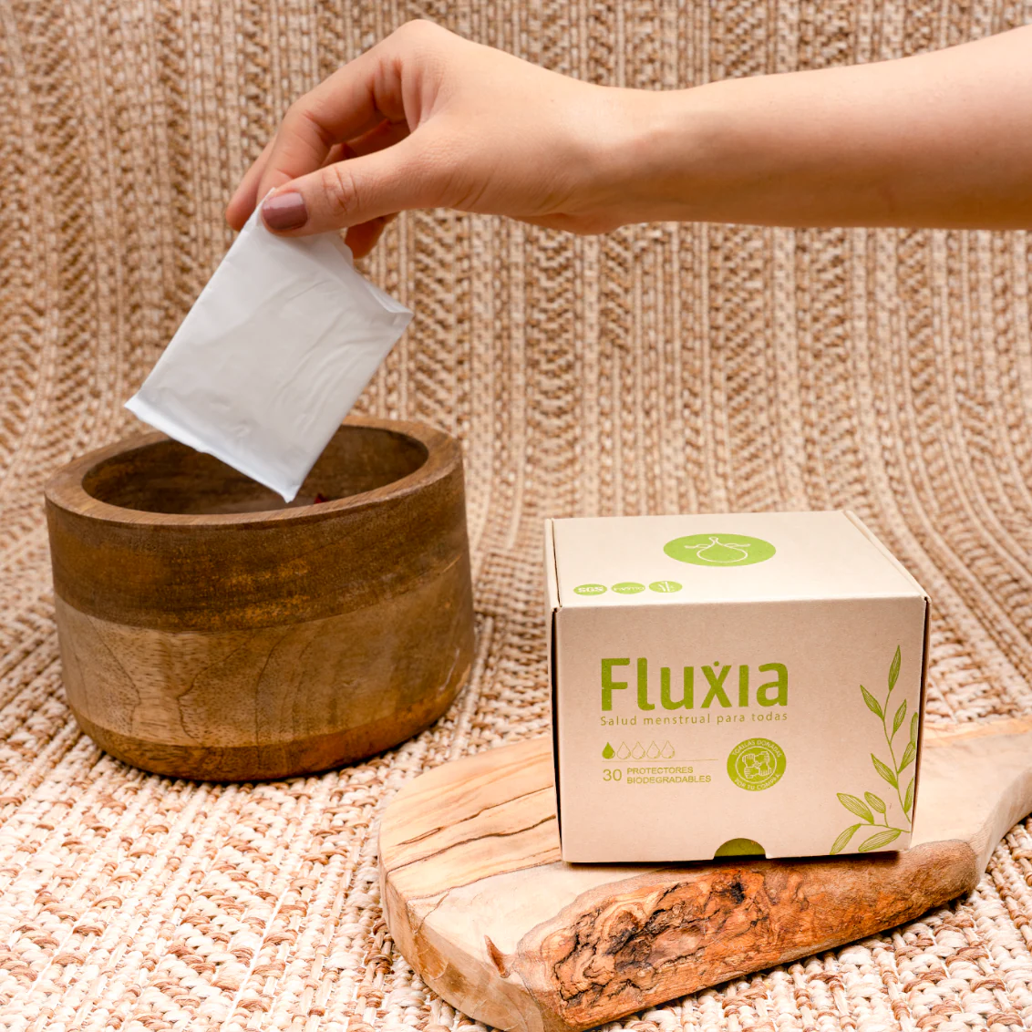 Protectores diarios biodegradables x 30 - Fluxia - Image 3